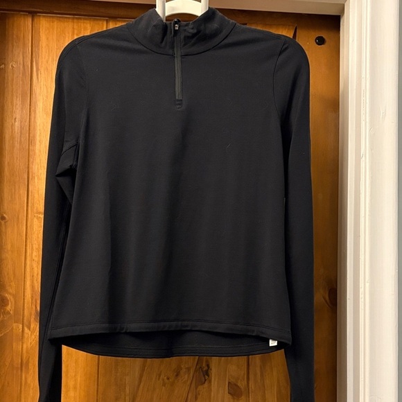 allbirds Jackets & Blazers - All Birds Natural Run Mid Layer Black Quarter-Zip Pullover Size Small NWT